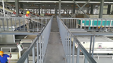 類ALC板輕質微孔發泡混凝土板生產線-成組立模工藝技術-專業廠家30余年創新研發